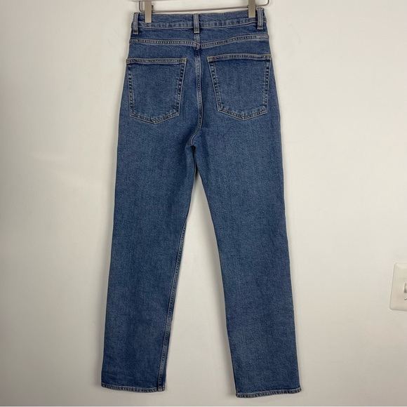& Other Stories Jeans Womens Size 26 Blue High Rise Straight Leg Jeans - Picture 3 of 10